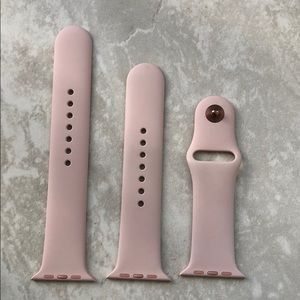 Genuine Apple series 3 watch band pink sand